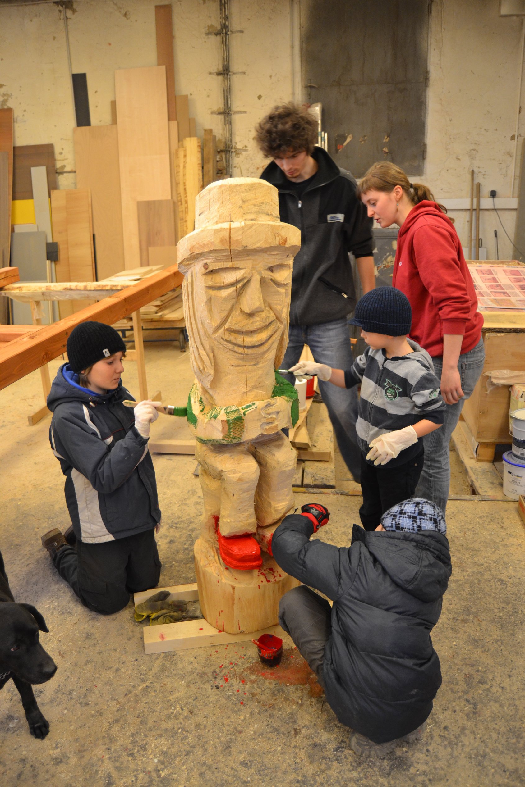 Brigáda v truhlárně