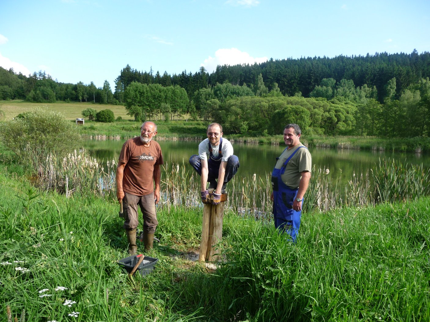 A pak se instalovalo...