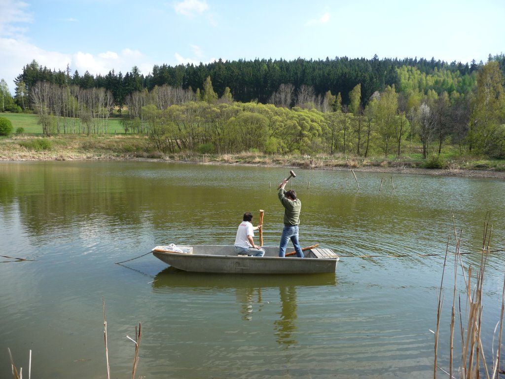 Zatloukání kolíků