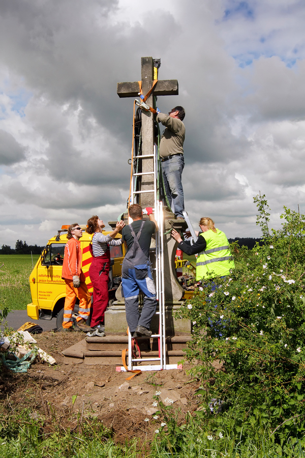 Zrekonstruovaný podstavec