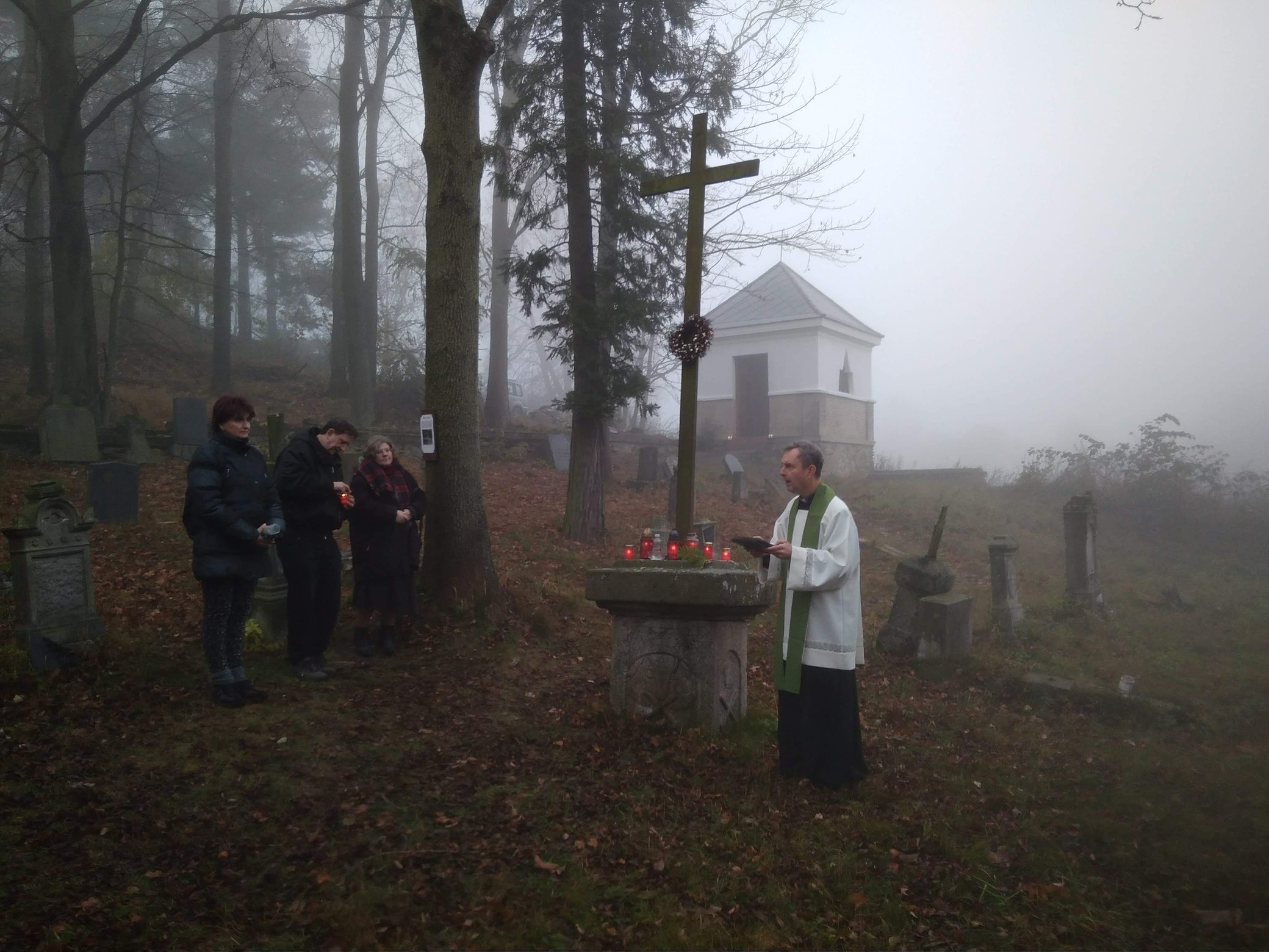 Dušičky 2019- vysvěcení márnice