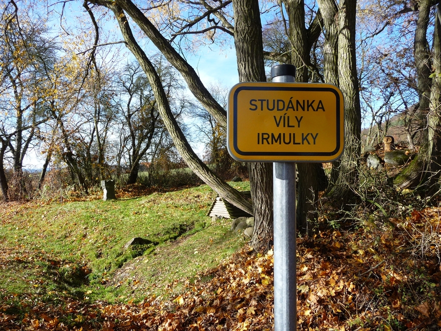 Součást cyklostezky Křížková cesta