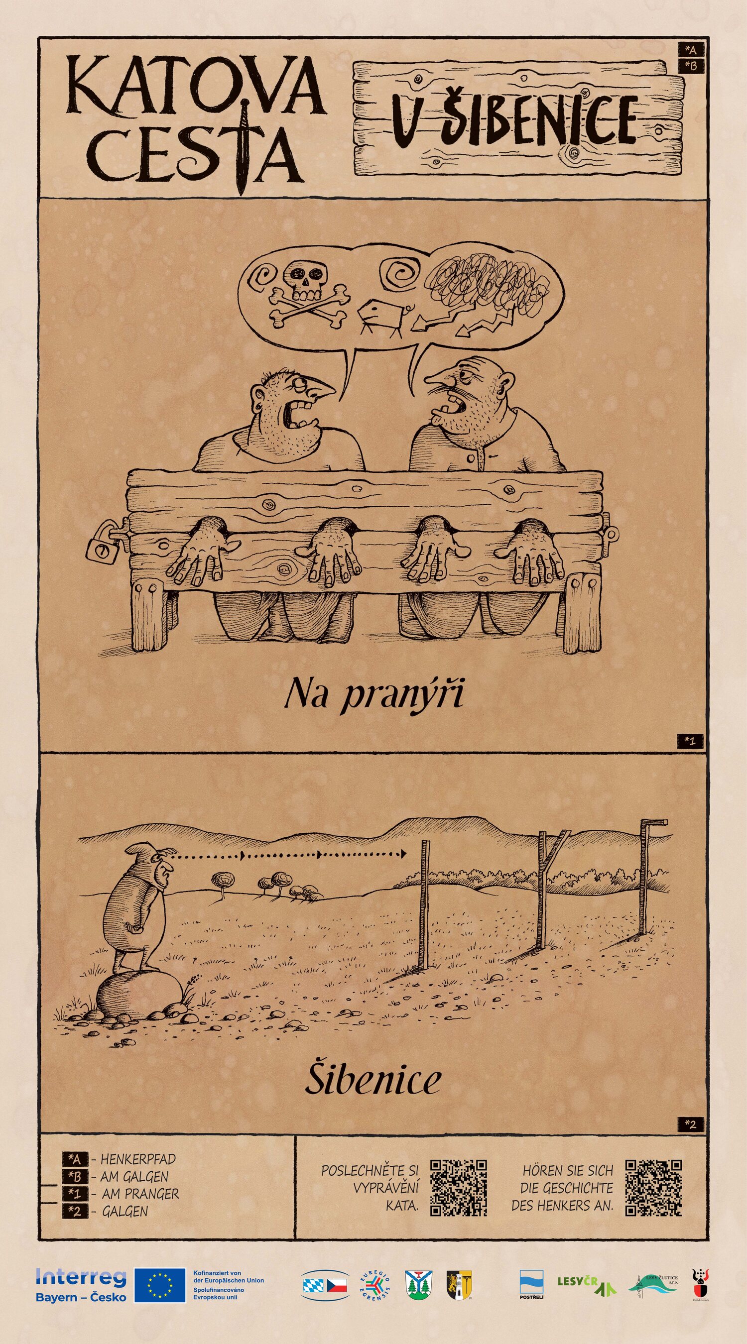Tabule U šibenice – pranýř a šibenice